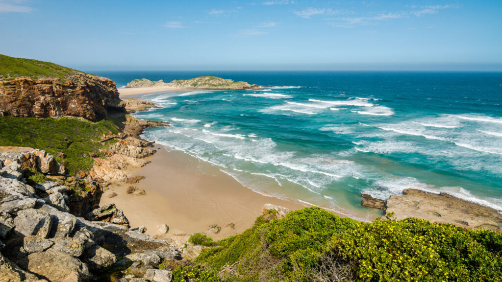 Robberg Nature Reserve beach.