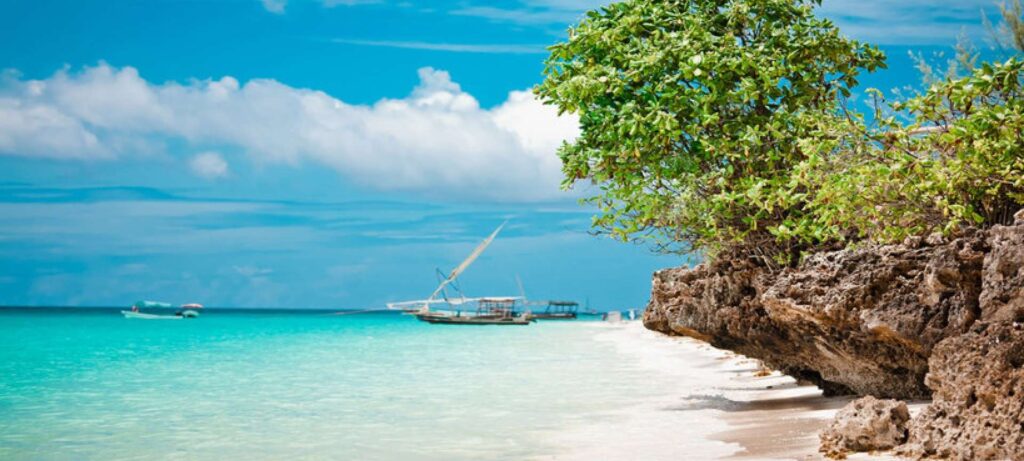 Beach in Zanzibar.