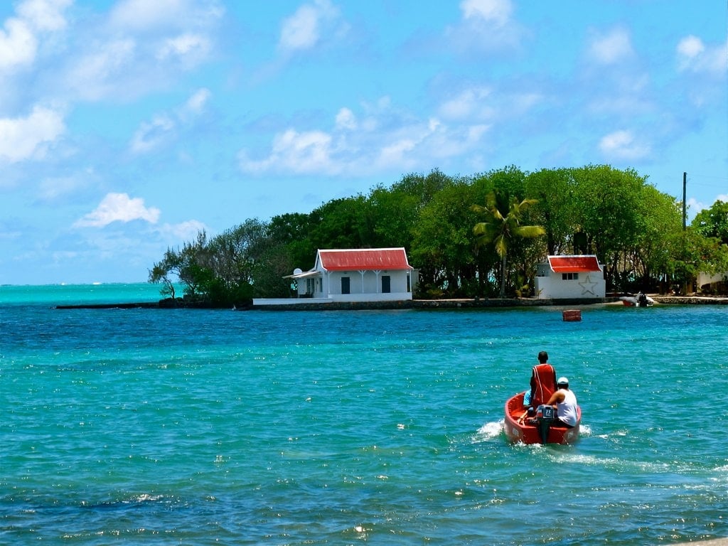 A boat trip to explore the idyllic offshore islands is one of the best excursions in Mahébourg in Mauritius