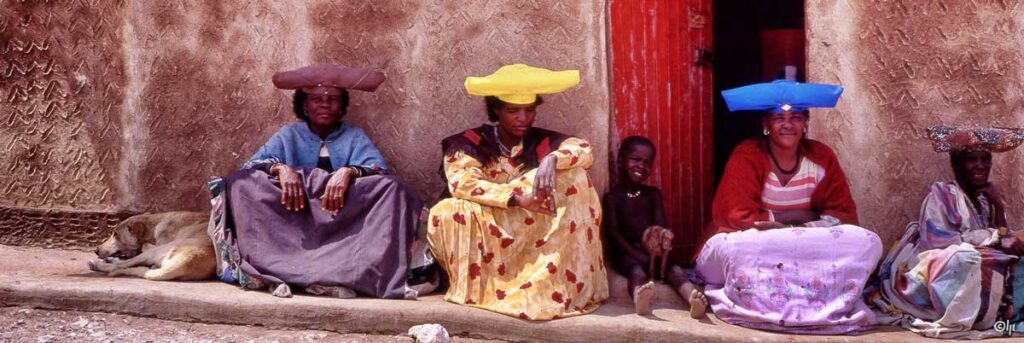 Traditional Herero Woman in Namiba