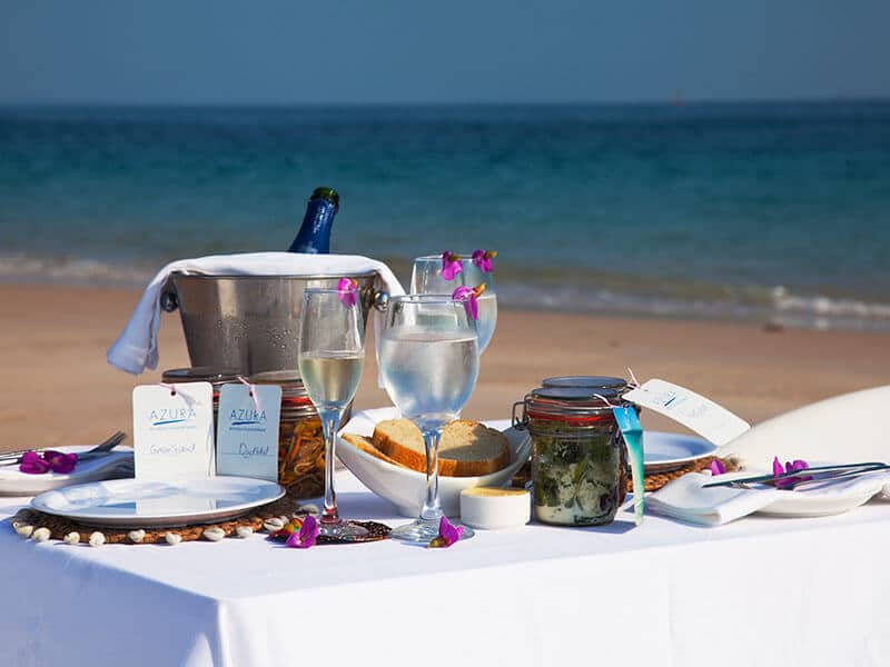 Picnic on the beach