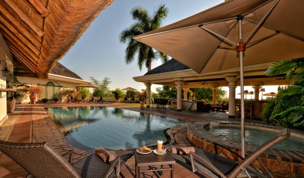 Pool area at Ilala Lodge | Photo credits: Ilala Lodge