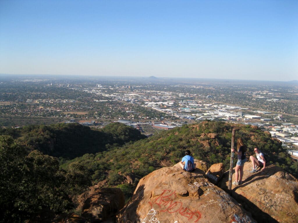 Kgale Hill in Gaborone, Botswana.