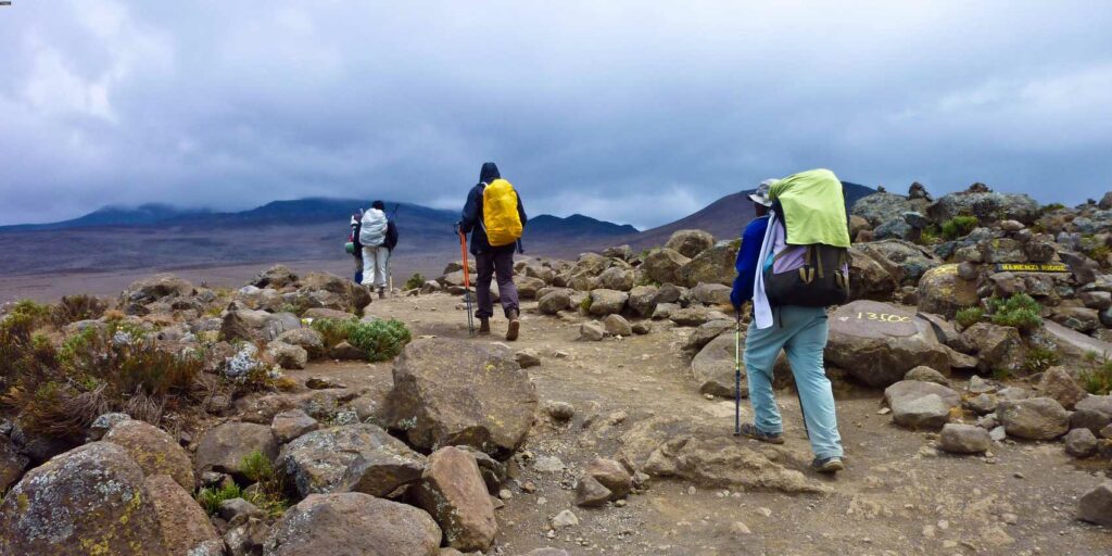 Climbing Kilimanjaro.