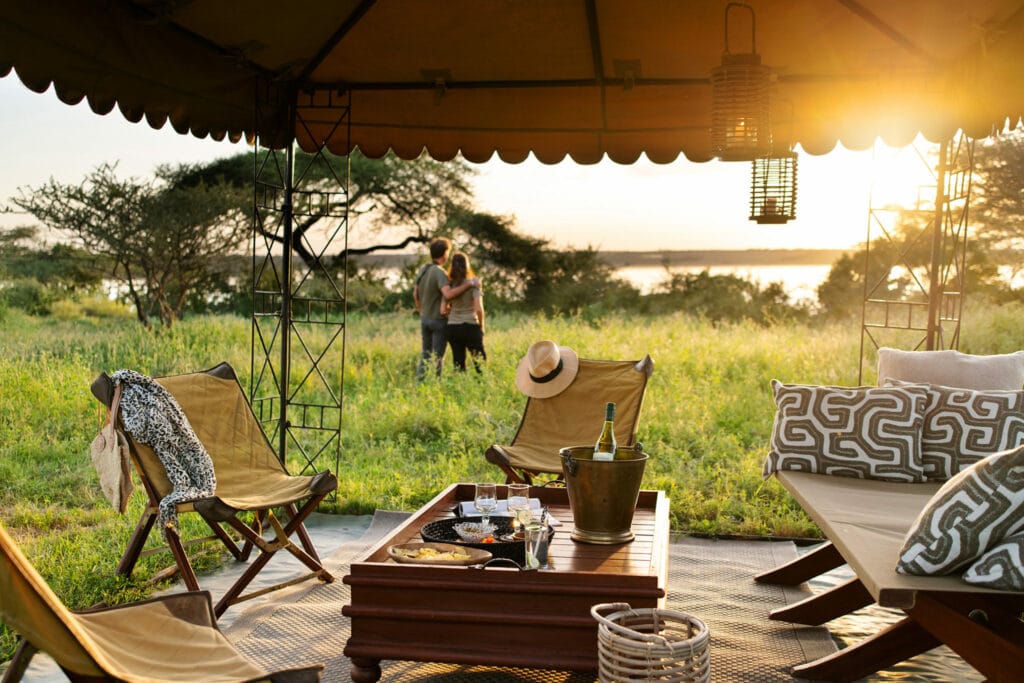 Beautiful views outside tent. Photo: Serengeti Sojourn Mobile Camp