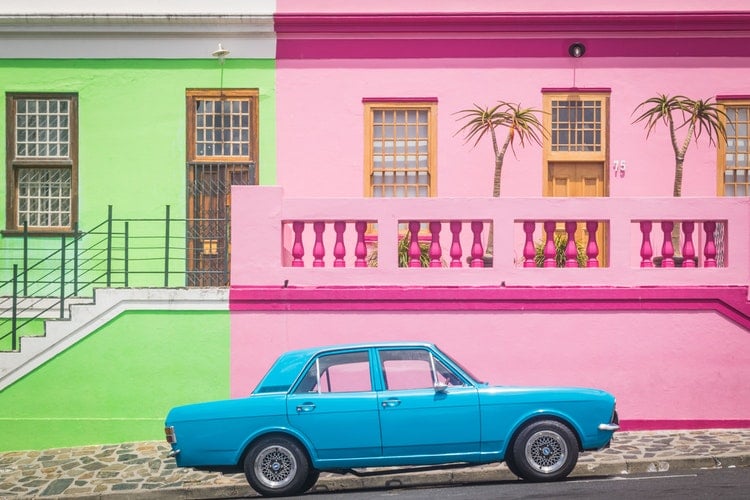 Colourful houses in Bo kaap