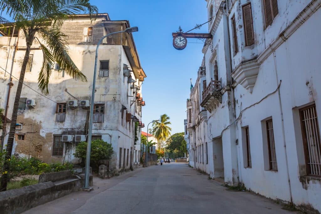 Architecture of Stone Town, Zanzibar.