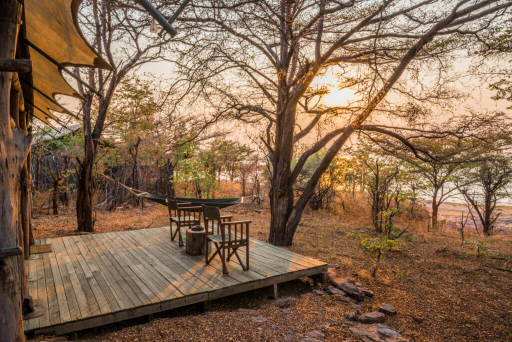 Deluxe tent at Changa Safari Camp in Zimbabwe | Photo credits: Changa Safari Camp