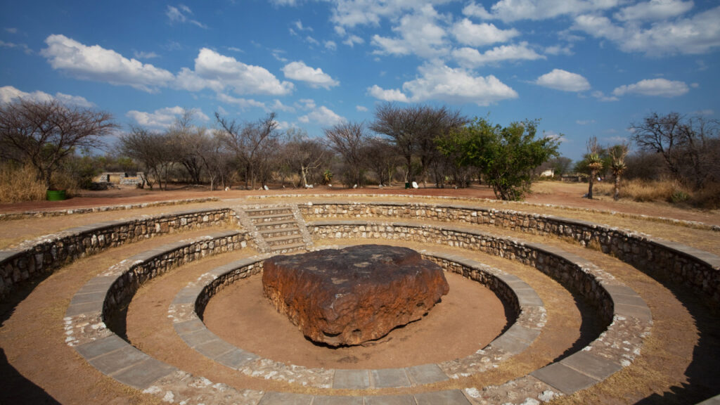 Hoba Meteorite in Namibia.