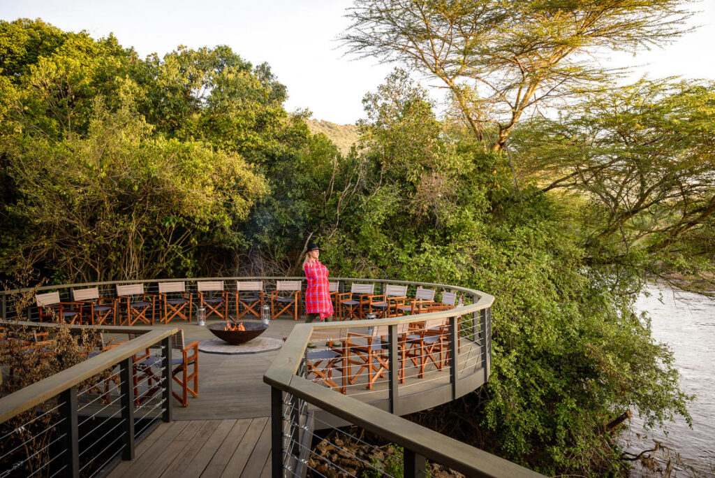 Geoffrey Kent Suite at Sanctuary Olonana in Kenya. Photo credit: Sanctuary Olonana