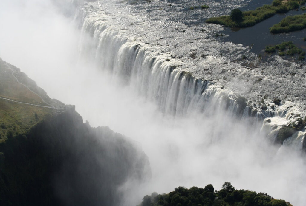 Aerial view of Victoria Falls, Zambia | Photo credit: Chundukwa River Lodge