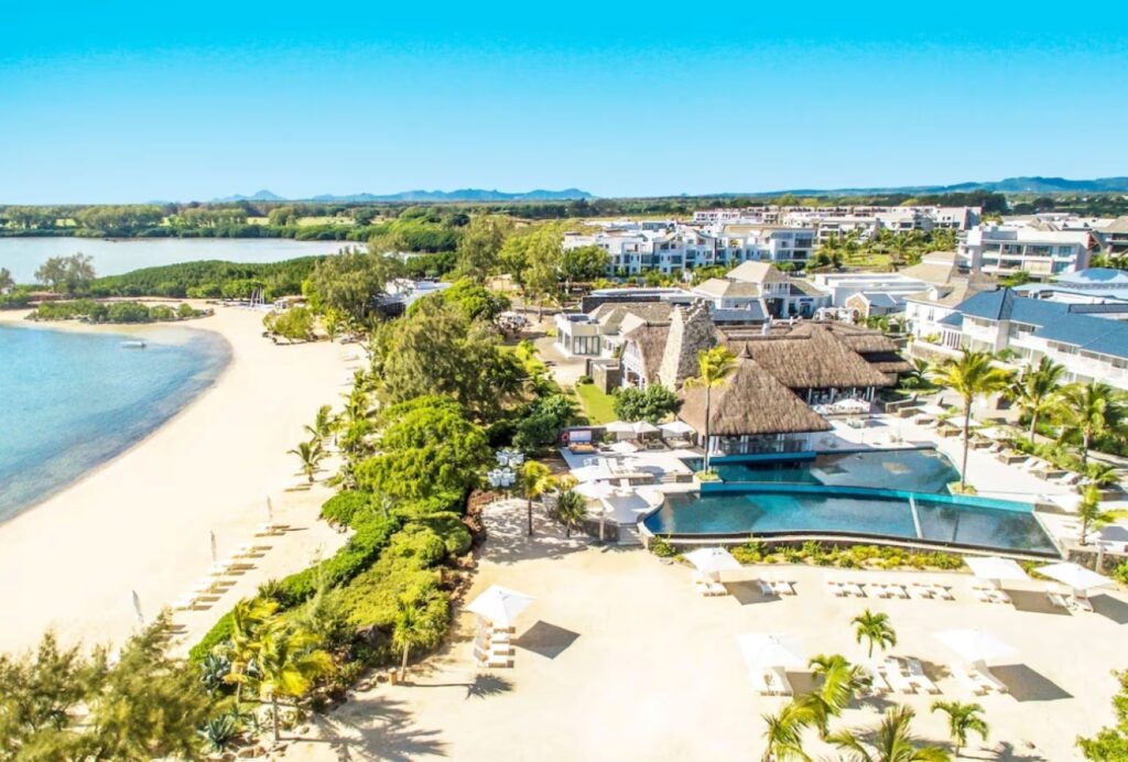 Aerial view of Radisson Blu Azuri Resort in Mauritius. Photo: Radisson Blu Azuri Resort