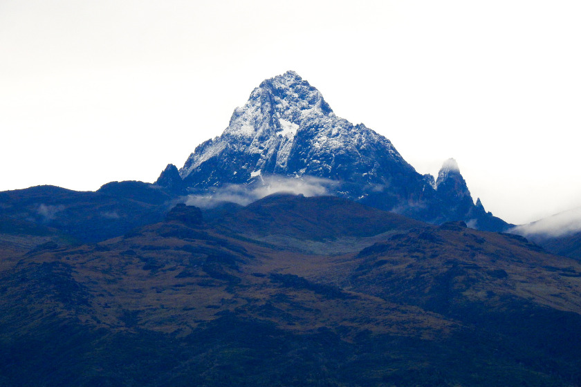 The snow-capped peak of Mount Kenya near Nanyuki in Kenya | Photo credit: Brandon Johnson, Getty Images via Canva ttest1