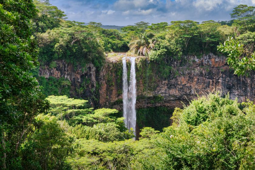 Charamel Waterfall in Mauritius | Photo credit: MLenny from Getty Images