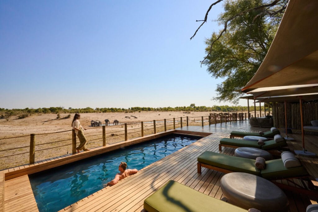 Swimming Pool at Savute Safari Lodge. Photo: Savute Safari Lodge