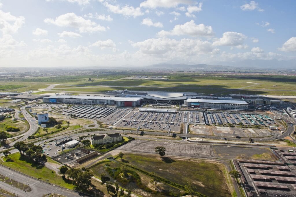 Aerial view of Cape Town International Airport. Photo: Airports Company South Africa