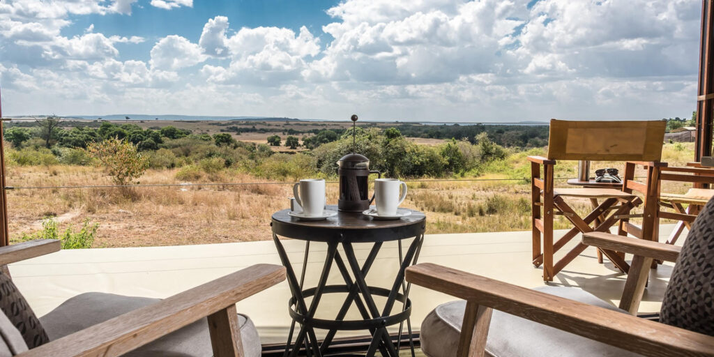 Tent terrae at Entim Camp in Masai Mara, Kenya | Photo credit: Entim Camp