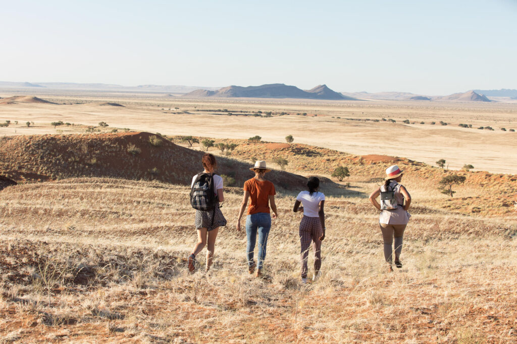 Walking safari in the Namib Desert | Photo credits: Namib Desert Lodge Gondwana Collection Namibia