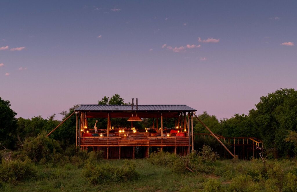 Lookout deck at Jaci's Lodge in Madikwe Game Reserve