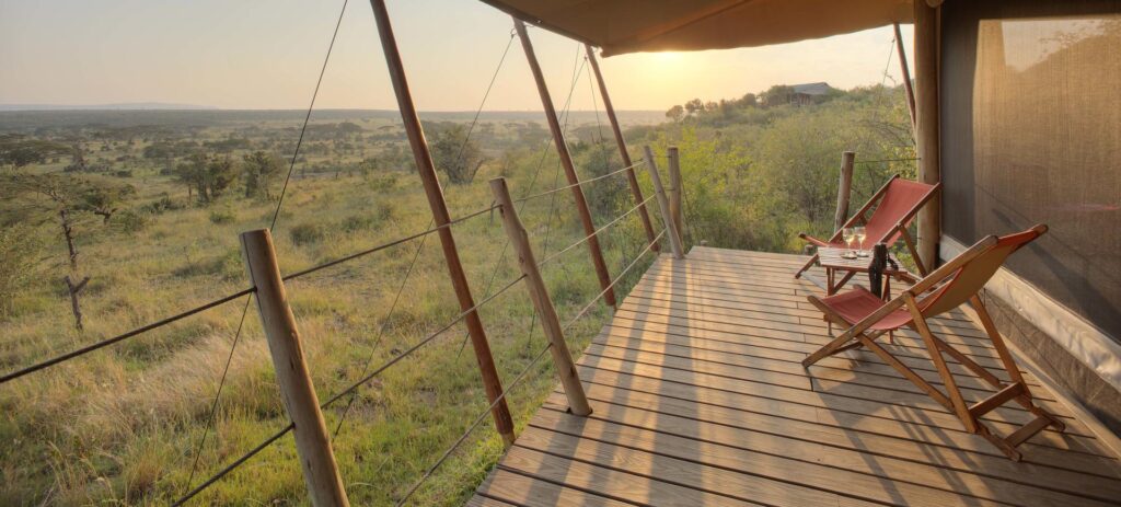 Tent terrace at Eagle View in Kenya | Photo credit: Eagle View