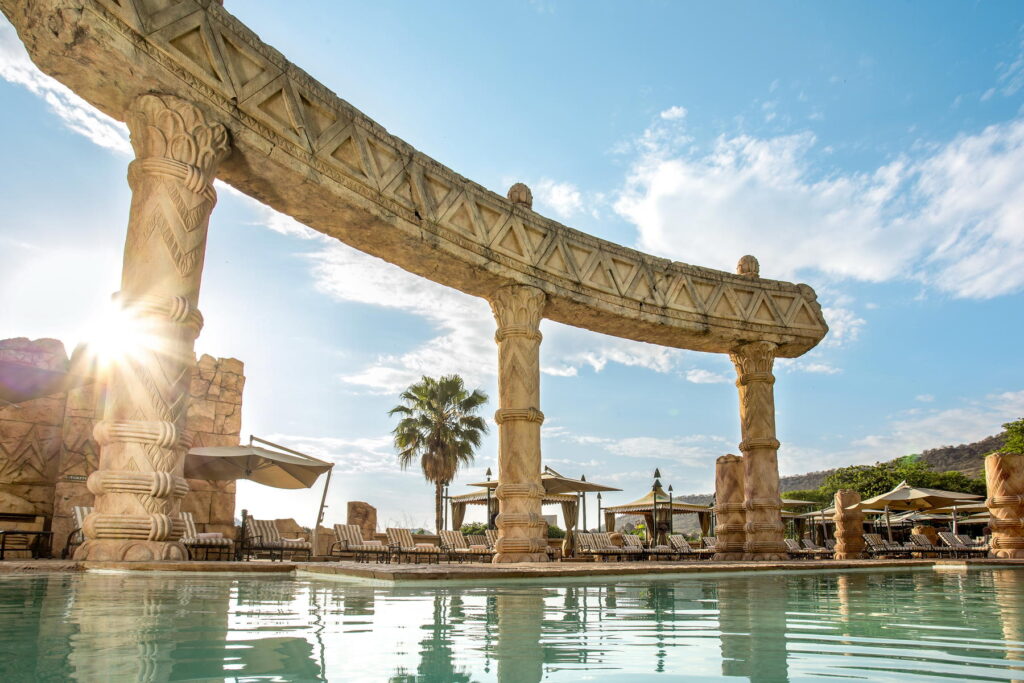 The royal baths in Sun city