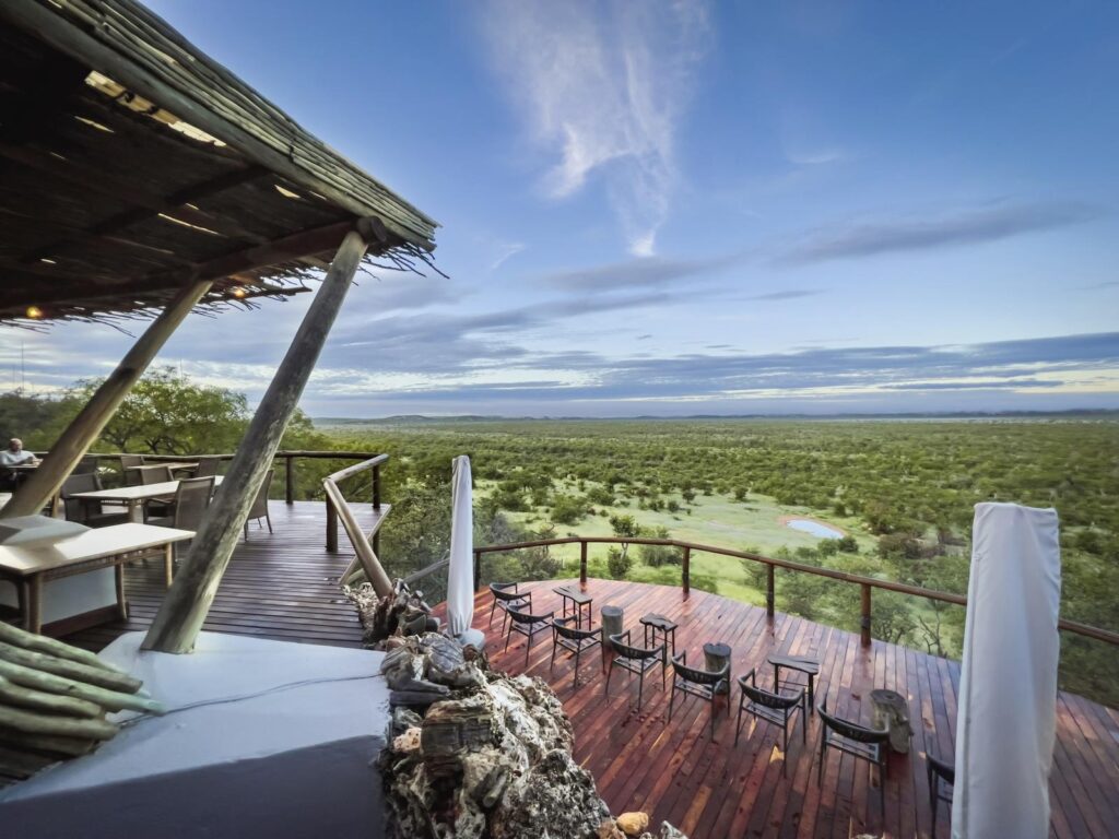 Deck at Ongava Lodge, Namibia | Photo credit: Ongava Lodge